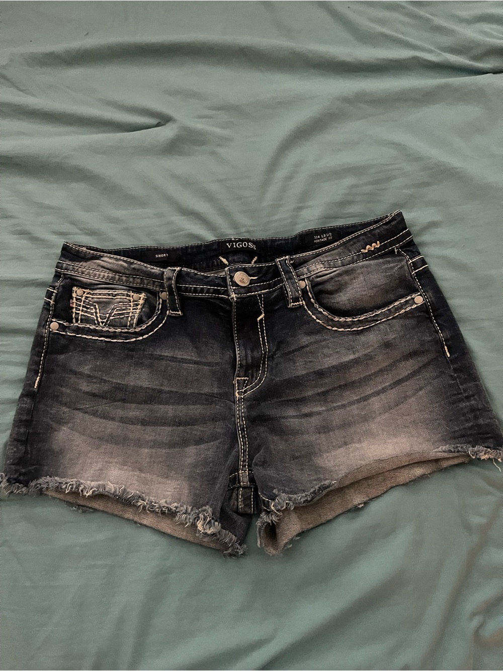 VIGOSS Women's Washed Cutoff Shorts